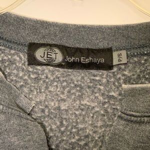 JET by John Eshaya Tops - JET by John Eshaya Stars Sweatshirt in Gray Size S JET by John Eshaya Tops - JET by John Eshaya Stars Sweatshirt in Gray Size S
